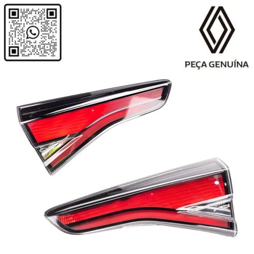 RN 51483R-K 265551483R e 265501249R KIT ESQ-DIR LANTERNA TAMPA TRASEIRA FUME SANDERO 2020 1